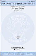 cover Sure on This Shining Night SATB choral sheet music cover